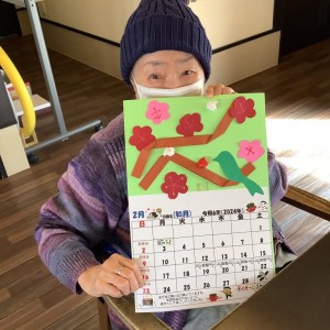１・２月のカレンダー